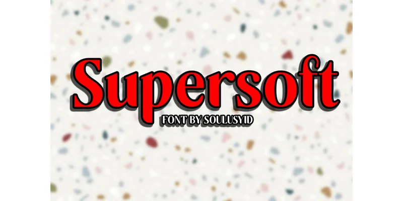 Supersoft Font by SoulusYid — Sans Serif Font
