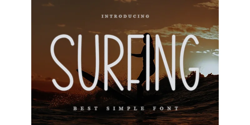 Surfing Font by PAYJHOshop — Sans Serif Font