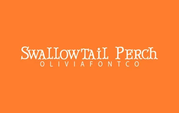 Swallowtail Perch by OliviaFontCo — Slab Serif Font