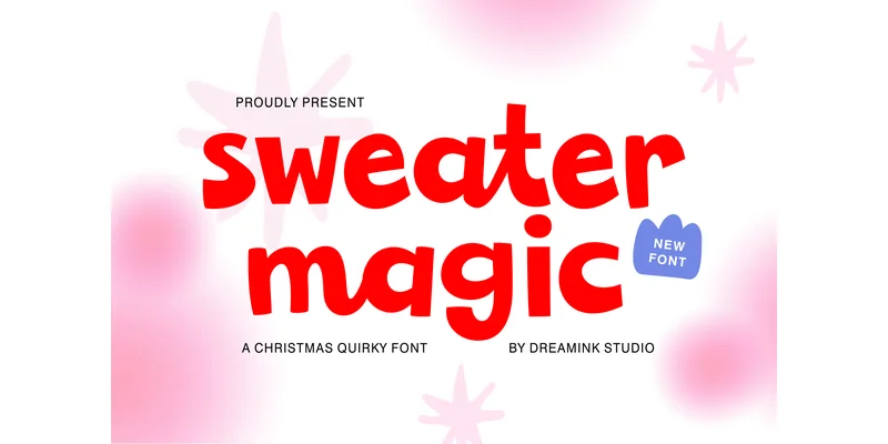 Sweater Magic Font by Dreamink (7ntypes) — Display Font