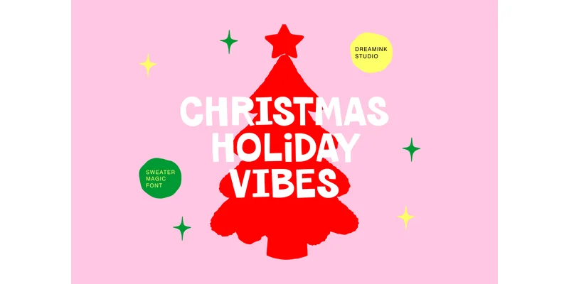 Sweater Magic Font by Dreamink (7ntypes) — Display Font — thumbnail 2