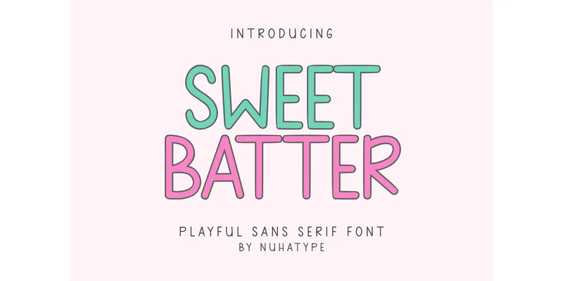 Sweet Batter Font by Nuhatype — Sans Serif Font