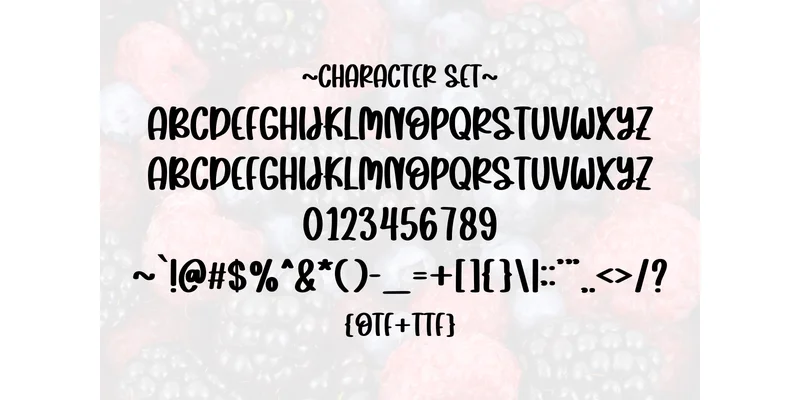 Sweet Berries Font by SiapGraph — Sans Serif Font — thumbnail 3