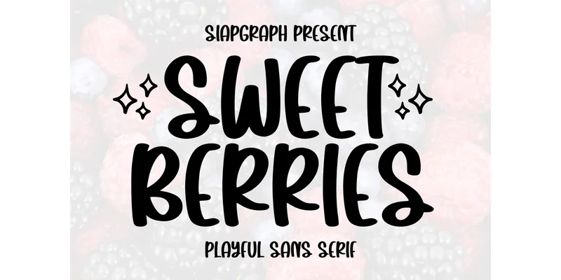 Sweet Berries Font by SiapGraph — Sans Serif Font