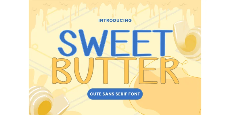 Sweet Butter Font by Letterayu — Sans Serif Font