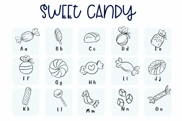 Sweet Candy by Sirinart — Dingbats Font — thumbnail 2
