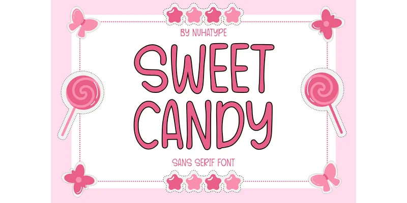 Sweet Candy Font by Nuhatype — Display Font