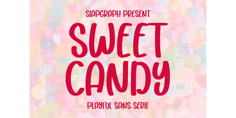 Sweet Candy Font by SiapGraph — Sans Serif Font