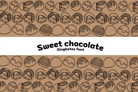 Sweet Chocolate by Chonada — Dingbats Font