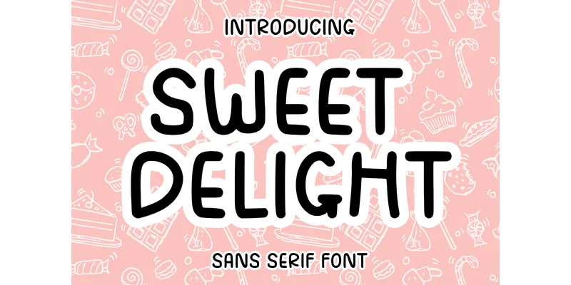 Sweet Delight Font by CraftedType Studio — Sans Serif Font
