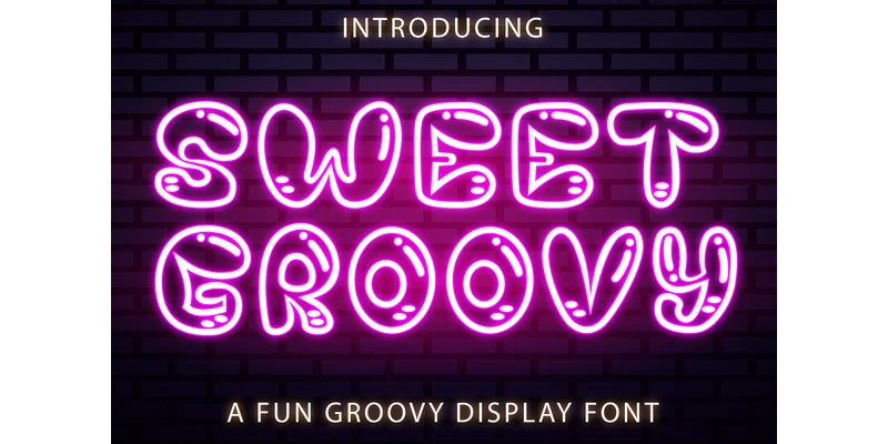Sweet Groovy Font by Densu Creative — Display Font