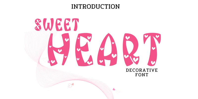 Sweet Heart Font by Chada Art by Chada Art — Decorative Font