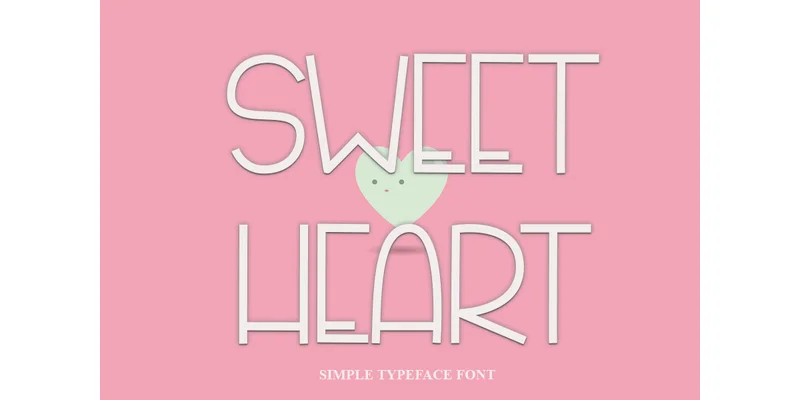 Sweet Heart Font by PAYJHOshop — Sans Serif Font