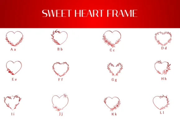 Sweet Heart Frame by Heartcraft Atelier — Dingbats Font — thumbnail 2