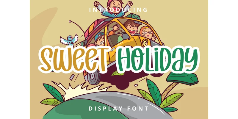 Sweet Holiday Font by nicetrip7 — Display Font