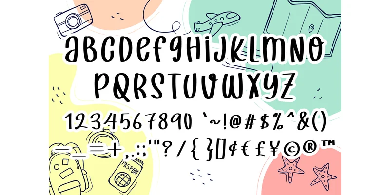 Sweet Holiday Font by nicetrip7 — Display Font — thumbnail 4