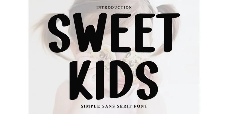 Sweet Kids Font by FreshTypeINK — Display Font
