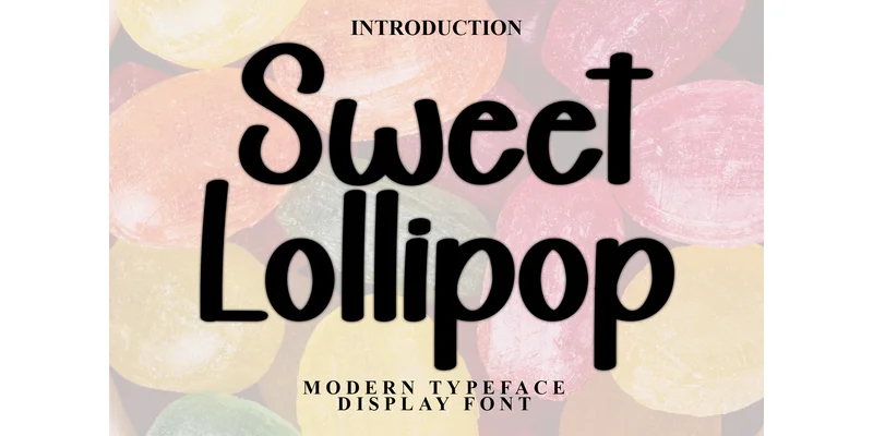 Sweet Lollipop Font by Inermedia STUDIO — Display Font