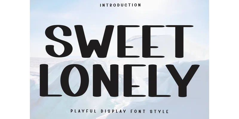 Sweet Lonely Font by FreshTypeINK — Display Font