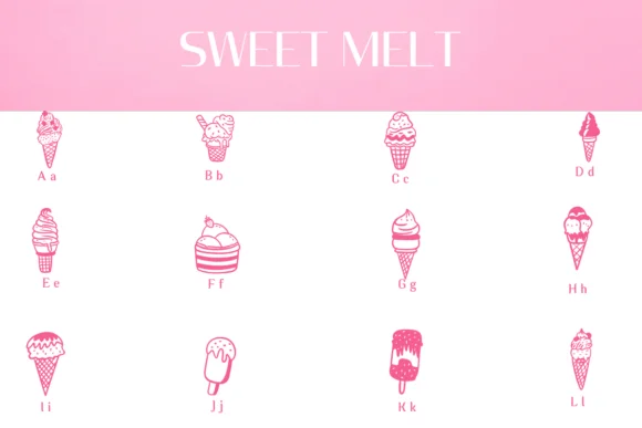 Sweet Melt by Heartcraft Atelier — Dingbats Font — thumbnail 2