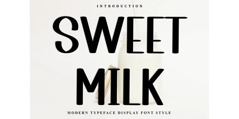 Sweet Milk Font by Inermedia STUDIO — Display Font