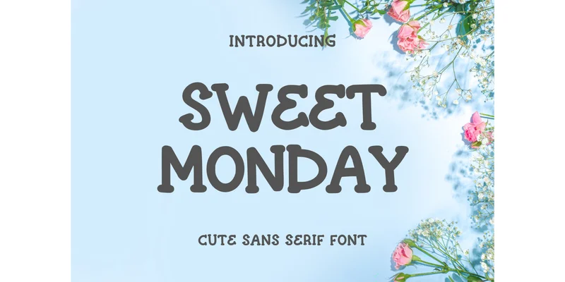 Sweet Monday Font by SiapGraph — Sans Serif Font
