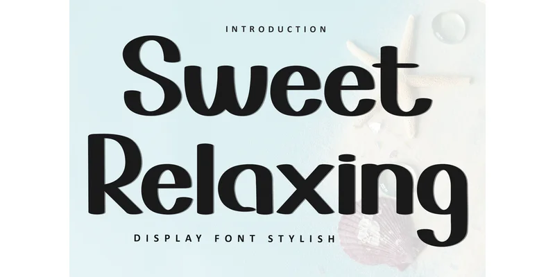 Sweet Relaxing Font by FreshTypeINK — Display Font