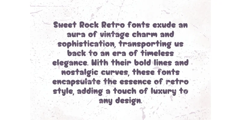 Sweet Rock Retro Font by charmingbear59.design — Display Font — thumbnail 2