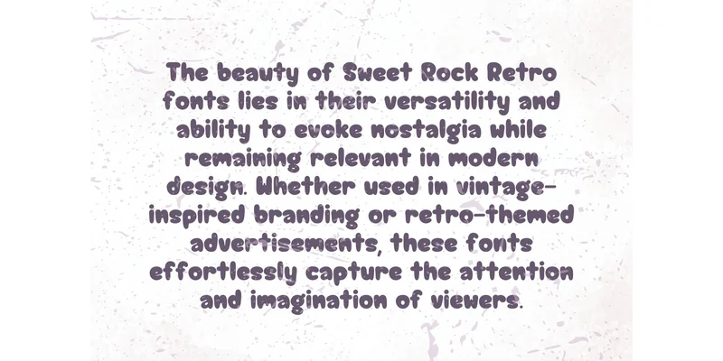 Sweet Rock Retro Font by charmingbear59.design — Display Font — thumbnail 3