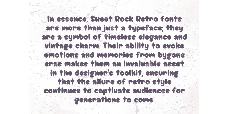 Sweet Rock Retro Font by charmingbear59.design — Display Font — thumbnail 4
