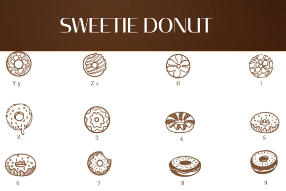 Sweetie Donut by Heartcraft Atelier — Dingbats Font — thumbnail 4