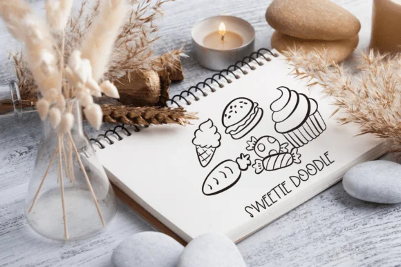 Sweetie Doodle by Sirinart — Dingbats Font — thumbnail 6