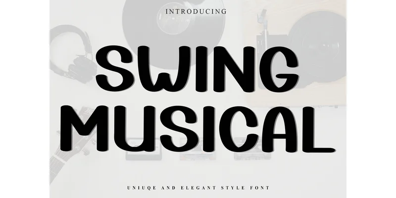 Swing Musical Font by Inermedia STUDIO — Display Font
