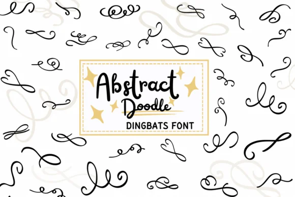 Swirl Flourishes by PraewDesigns — Dingbats Font