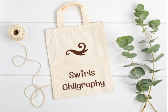 Swirls Chllgraphy by Ketsarin — Dingbats Font — thumbnail 5