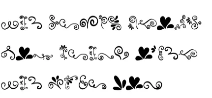 Swirls Line by Ketsarin — Dingbats Font — thumbnail 8