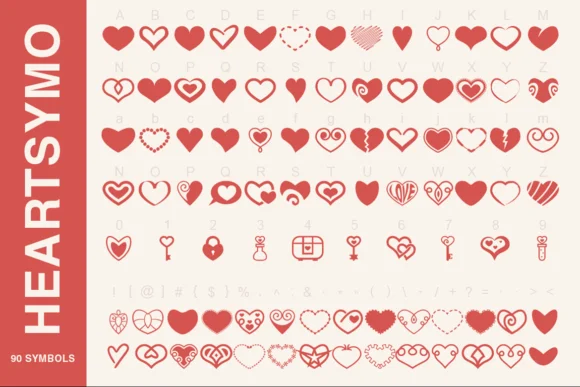 Symbols Collection by pixaroma — Dingbats Font — thumbnail 4