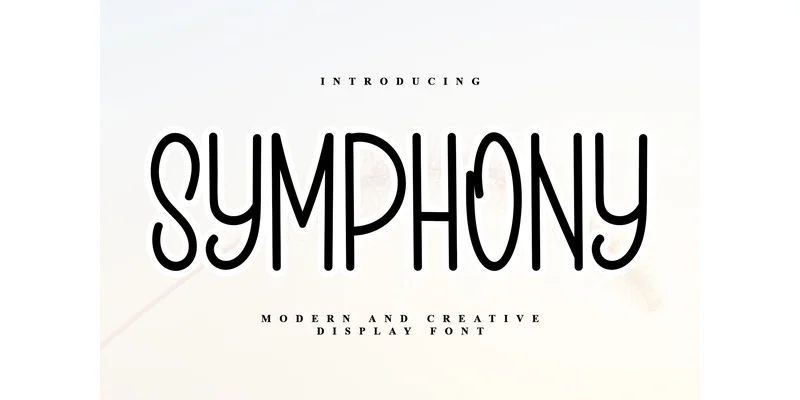 Symphony Font by PiPi Creative — Display Font