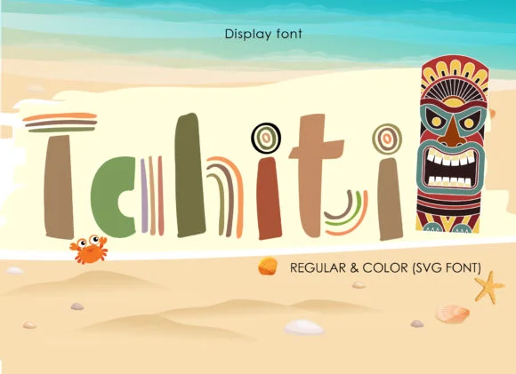 Tahiti by BB Type Studios — Color Fonts Font