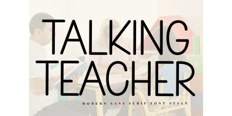 Talking Teacher Font by FreshTypeINK — Sans Serif Font