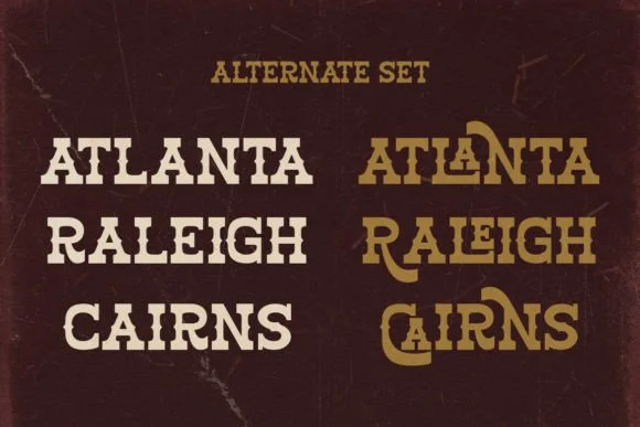 Tango Western by BK Creative Designs — Slab Serif Font — thumbnail 5