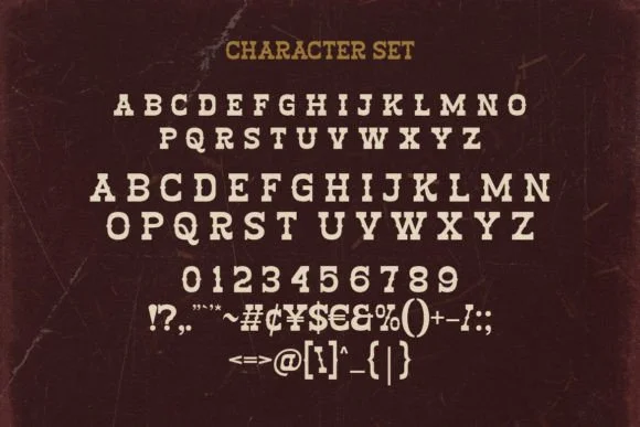 Tango Western by BK Creative Designs — Slab Serif Font — thumbnail 7