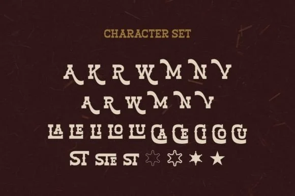 Tango Western by BK Creative Designs — Slab Serif Font — thumbnail 8