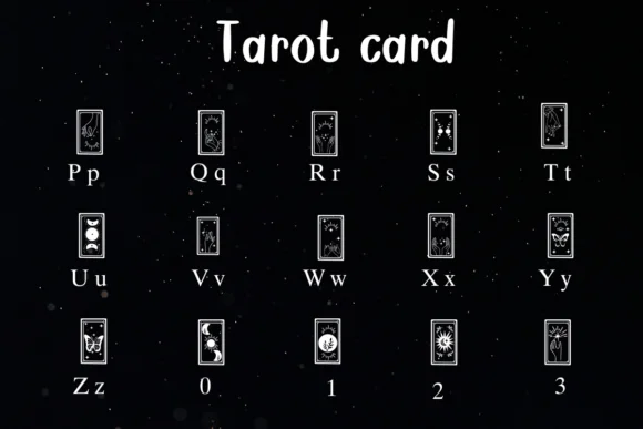 Tarot Card by Nongyao — Dingbats Font — thumbnail 3