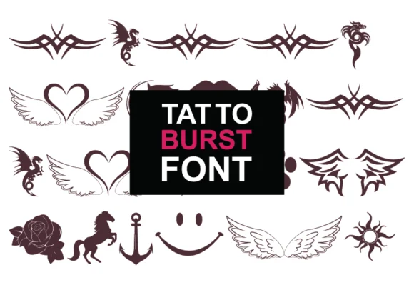 Tatto Burst by GraphicsNinja — Dingbats Font