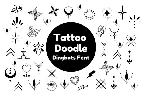 Tattoo by Nun Sukhwan — Dingbats Font