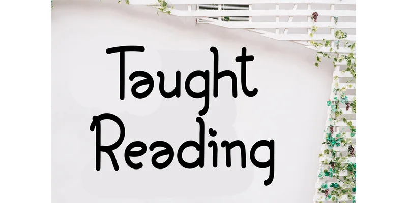 Taught Reading Font by GiaLetter — Sans Serif Font
