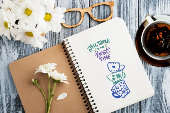 Tea Time by Pui Art — Dingbats Font — thumbnail 2