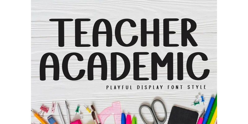 Teacher Academic Font by Inermedia STUDIO — Display Font