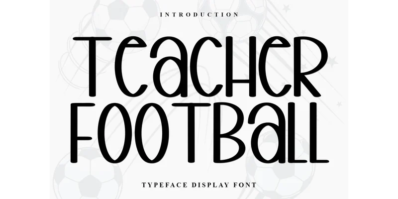 Teacher Football Font by Inermedia STUDIO — Display Font